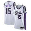 Canotte Uomo Sacramento Kings Davion Mitchell Nike 2023-24 Association Edition Bianco Swingman